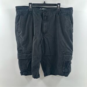Ecko Unltd Black Cargo Shorts Men’s Size 38 Zipper Fly